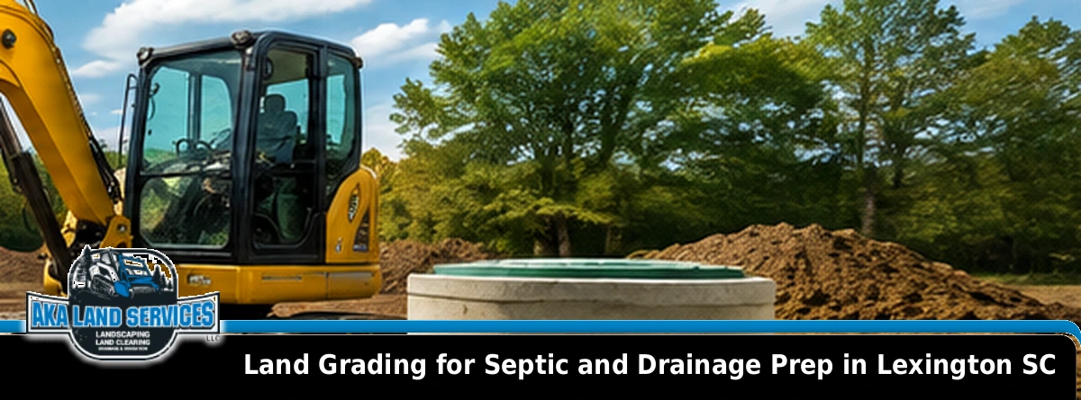Land Grading for Septic and Drainage Prep in Lexington SC