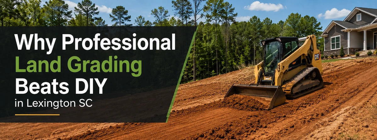 Why Professional Land Grading Beats DIY in Lexington SC